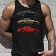 930 Turbo 911 992 964 996 4Th Of July American Tank Top Geschenke für Ihn