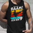 9Th Birthday Boy 9 Years Football Tank Top Geschenke für Ihn