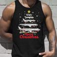 Aeroplane Christmas Tree Merry Christmas Most Likely Pilot Tank Top Geschenke für Ihn