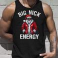 African American Santa Claus Christmas Big Nick Energy Tank Top Gifts for Him