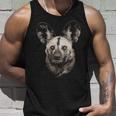 African Wild Dog Portrait Wildlife Safari Theme Tank Top Gifts for Him