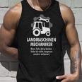 Agricultural Machinery Mechanic Tractor Farmer Tank Top Geschenke für Ihn