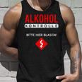 Alcohol Control Bitte Hier Blasiges Sauf Party Tank Top Geschenke für Ihn