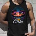 Aloha Hawaii The Hawaiian Island Palm Beach Maui Kauai Tank Top Geschenke für Ihn