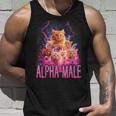 Alpha Male Lustige Kätzchen Meme Cute Cat Humorous Tank Top Geschenke für Ihn