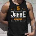 Anniversary 5 Years Company Service Anniversary Office Jokes Anniversary Tank Top Geschenke für Ihn