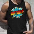 Arthur Name Comic Book Superheroes For Boys Tank Top Geschenke für Ihn