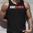 Awe Somm Cork Wine Sommeliers Tasting Drinking Tank Top Gifts for Him