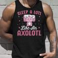 Axolotl Lover Sleep A Lotl Like Sleeping Axolotl Camiseta sin mangas Regalos para él