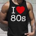 Back To 80'S Intage Retro I Love 80'S Graphic Camiseta sin mangas Regalos para él