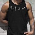 Badminton Heartbeat Shuttlecock Ecg Badminton Player Tank Top Geschenke für Ihn