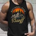 Banff Parque Nacional Canadiense Retro Souvenir Banff Camiseta sin mangas Regalos para él