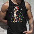 Bernese Mountain Dog Christmas Jumper Xmas Lights Tank Top Geschenke für Ihn