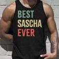 Best Sascha Ever First Name Tank Top Geschenke für Ihn