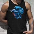 Blue Betta Fish And Siamese Betta Fish Tank Owner Tank Top Geschenke für Ihn