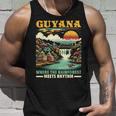 Born In Guyana Flag Travel Country Guyanese Pride Tank Top Gifts for Him
