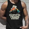 Bring Him Zum Bahnhof Train Yellowstone Tank Top Geschenke für Ihn