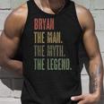 Bryan The Man The Myth The Legend Mythos Legend Name Tank Top Geschenke für Ihn