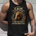 As a CAIN I Have 3 Sides Ninja Custom Name Birthday Gift Tank Top Gifts for Him