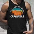 Capibara Rodent Capy Solo Un Niño Al Que Le Encantan Los Capibaras Camiseta sin mangas Regalos para él