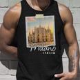 Catedral De Milán Italia Souvenir Duomo Di Milano Italiano Camiseta sin mangas Regalos para él