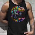 Chameleon Animal Graphic Illustration Chameleon Tank Top Geschenke für Ihn