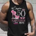 Chapter 50 Fabulous Since 1975 50Th High Heels Birthday Quee Tank Top Geschenke für Ihn