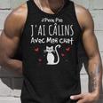 Chat Humour Je Peux Pas J'ai Câlins Avec Mon Chat Débardeur e Cadeaux pour lui