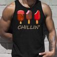 Chillin' Ice Cream Popsicles Novelty Graphic Summer Tank Top Gifts for Him
