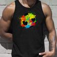 Colourful Football Ball Tank Top Geschenke für Ihn