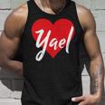 Con El Nombre I Love Yael I Heart Named Camiseta sin mangas Regalos para él