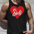 Con Nombre I Love Sidi I Heart Named Camiseta sin mangas Regalos para él