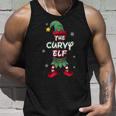 Curvy Elf Christmas Pajamas Pjs Matching Family Group Tank Top Gifts for Him