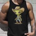 Cute Alien Cowboy Tank Top Geschenke für Ihn