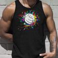 Cuteolleyball Ball Watercolor Colorful Paint Splash Tank Top Geschenke für Ihn