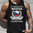 Czech Republic Holiday Fans Souvenir Czech Flag Cz Tank Top Geschenke für Ihn