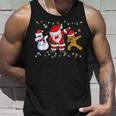 Dabbing Santa Claus Christmas Xmas Tank Top Geschenke für Ihn