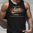 Das Ist Ein Aue Ding Das Würdest Du Nicht Verstehen Aue Name Tank Top Geschenke für Ihn