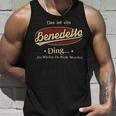 Das Ist Ein Benedetto Ding Das Würdest Du Nicht Verstehen Benedetto Name Tank Top Geschenke für Ihn