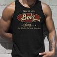 Das Ist Ein Bolz Ding Das Würdest Du Nicht Verstehen Bolz Name Tank Top Geschenke für Ihn