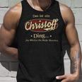 Das Ist Ein Christoff Ding Das Würdest Du Nicht Verstehen Christoff Name Tank Top Geschenke für Ihn