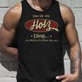 Das Ist Ein Hotz Ding Das Würdest Du Nicht Verstehen Hotz Name Tank Top Geschenke für Ihn