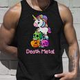 Death Metal Unicorn Cute Rock Metal Emo Alternative Tank Top Geschenke für Ihn