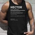 Definition Hector Name Spruch Hector Apellidos Hector Camiseta sin mangas Regalos para él