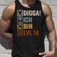 With Digga Ich Bin 14 Jahre Junge Geburtstag Tank Top Geschenke für Ihn