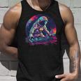 Dj Astronaut Space Galaxy Techno Rave Edm House Music Planet Tank Top Geschenke für Ihn