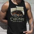 Dog Dachshund Official Sleep I Dachshund Now Ins Bed Tank Top Geschenke für Ihn