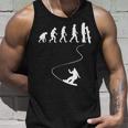 Drawn Simple Evolution Snowboard Tank Top Geschenke für Ihn