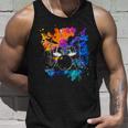 Drum Set Colourful Instrument Band Drums Music Musician Tank Top Geschenke für Ihn