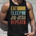 Eat Sleep Jiu-Jitsu Repeat Jiu-Jitsu Sin Mangas Camiseta sin mangas Regalos para él